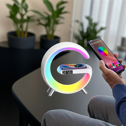 G Wireless Charger Stand Wecker Bluetooth Lautsprecher