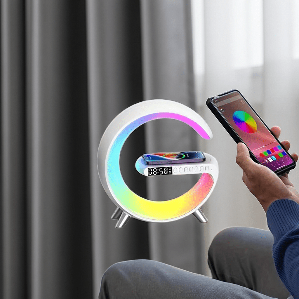 G Wireless Charger Stand Wecker Bluetooth Lautsprecher - Needz - MarktG Wireless Charger Stand Wecker Bluetooth Lautsprecherproduct_na