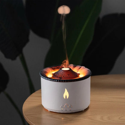 Luftbefeuchter Elektrischer Aroma - Diffusor für ätherische Öle mit Flammenlampe - Needz - MarktLuftbefeuchter Elektrischer Aroma - Diffusor für ätherische Öle mit Flammenlampeproduct_na